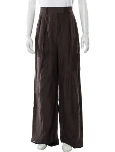 Pre-owned The Elder Statesman Dress Pants In Brown