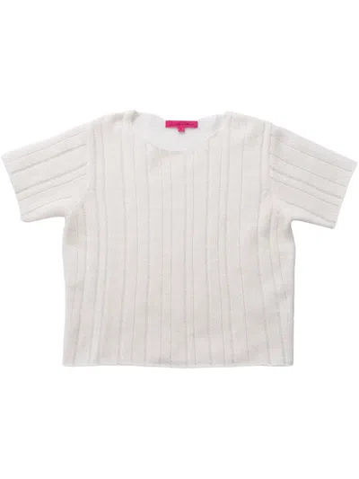The Elder Statesman Drop Needle T-shirt In White