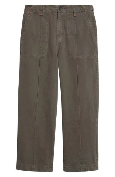 The Elder Statesman Dundy Carpenter Pants In Green