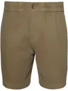 The Elder Statesman Early Dawn Cropped-shorts In Grün