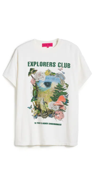The Elder Statesman Explorers Club Tee White