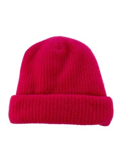 Pre-owned The Elder Statesman Extra Plush Cashmere Beanie W/tags In Pink