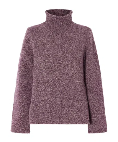The Elder Statesman Flow Cashmere Turtleneck Sweater In Burgundy