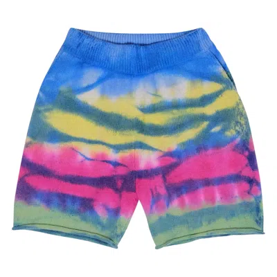 Pre-owned The Elder Statesman Frank Stripe Short 'multicolor/ivory' | Multi-color | Men's Size S