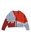 The Elder Statesman Frayed Patchwork Cardigan
