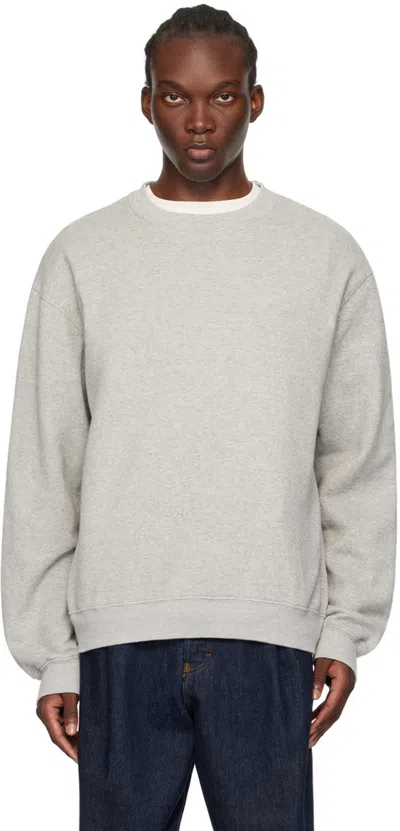 The Elder Statesman Gray Daily Sweatshirt In 30 Medium Grey
