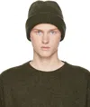 The Elder Statesman Green Watchman Beanie In New Olive