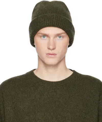 The Elder Statesman Green Watchman Beanie