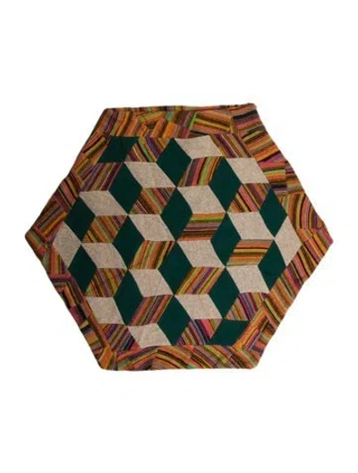 Pre-owned The Elder Statesman Hexagonal Pillow Sham