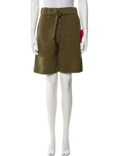 Pre-owned The Elder Statesman Knee-length Shorts W/ Tags In Green