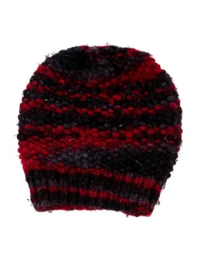 Pre-owned The Elder Statesman Knit Beanie In Multi