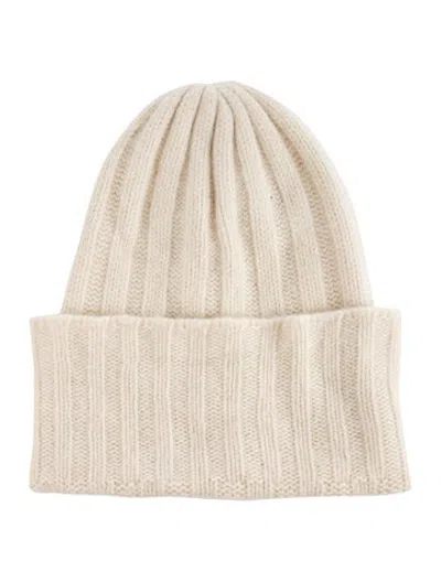 Pre-owned The Elder Statesman Knitted Beanie In Neutrals