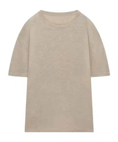 The Elder Statesman Lenny Short-sleeve T-shirt In Neutral