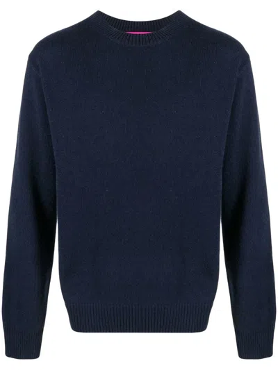 The Elder Statesman Longsleeved Cashmere Jumper In Blue