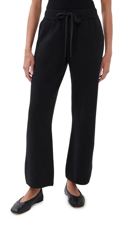 The Elder Statesman Lounge Pants Black