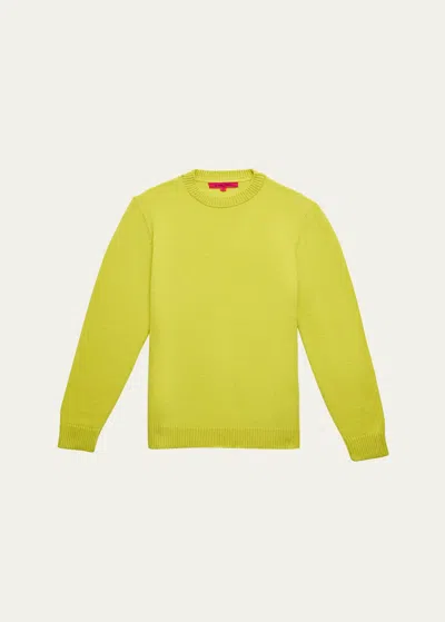 The Elder Statesman Malibu Cashmere Sweater In Yellow