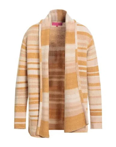 The Elder Statesman Man Cardigan Marigold Size L Cashmere In Multi