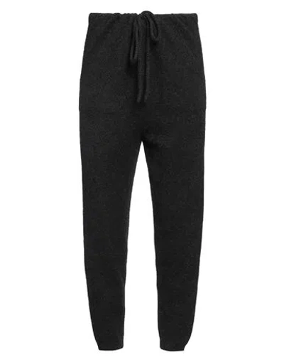 The Elder Statesman Man Pants Charcoal Size M Cashmere In Grey