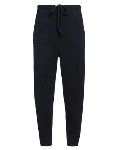 The Elder Statesman Man Pants Navy Size L Cashmere In Navy