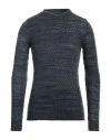 The Elder Statesman Man Sweater Slate Blue Size S Cashmere In Blue