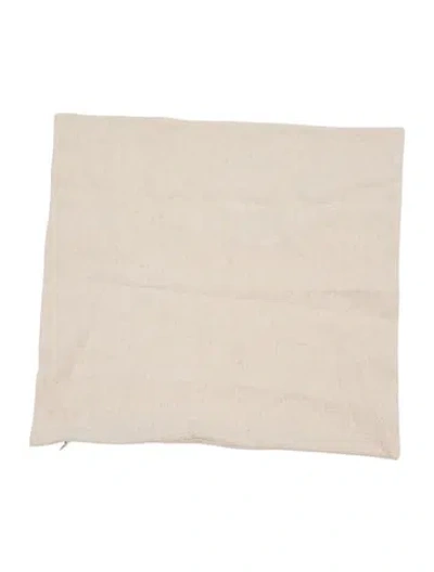 Pre-owned The Elder Statesman Mélange Woven Pillow Sham In Neutrals