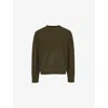 The Elder Statesman Mens  Simple Crew-neck Cashmere Jumper In Newolive