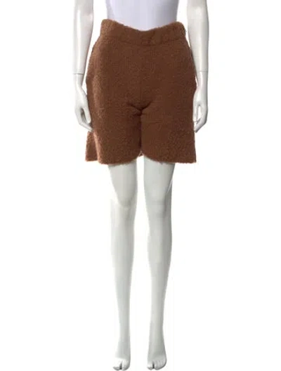 Pre-owned The Elder Statesman Mini Shorts In Brown