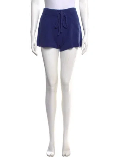 Pre-owned The Elder Statesman Mini Shorts W/ Tags In Blue