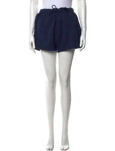Pre-owned The Elder Statesman Mini Shorts W/ Tags In Blue