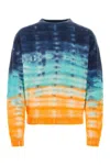 The Elder Statesman Multicolor Cashmere Sweater In Multi