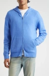 The Elder Statesman Nimbus Hood Regular-fit Cashmere And Cotton-blend Hoody In 493 Crypto Blue