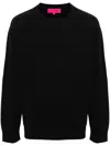 The Elder Statesman Mens Black Nimbus Rolled-trims Cashmere And Cotton-blend Jumper In Black