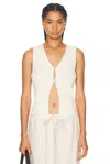 The Elder Statesman Nora Carley Vest In Natural