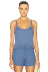 The Elder Statesman Nora Lite Cami Top In Melancholy