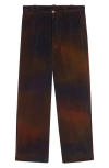 The Elder Statesman Norm Ombré Corduroy Pants In Gold