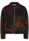 The Elder Statesman Ombre Quilted Corduroy Jacket In Brown