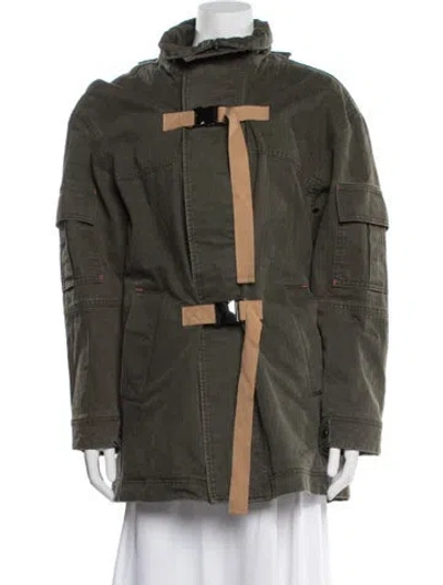 Pre-owned The Elder Statesman Parka In Green