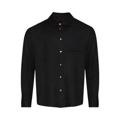 Pre-owned The Elder Statesman Pashmina Big Shirt 'black' | Men's Size S