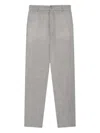 The Elder Statesman Pashmina Norm Trousers In Gray