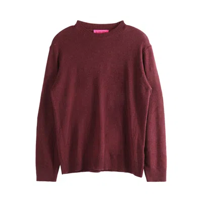 Pre-owned The Elder Statesman Pax Tranquility Crew 'bordeaux' | Tan | Men's Size L In Brown