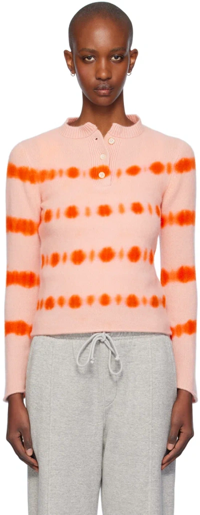 The Elder Statesman Rave Tie-dyed Cashmere Sweater In Multi