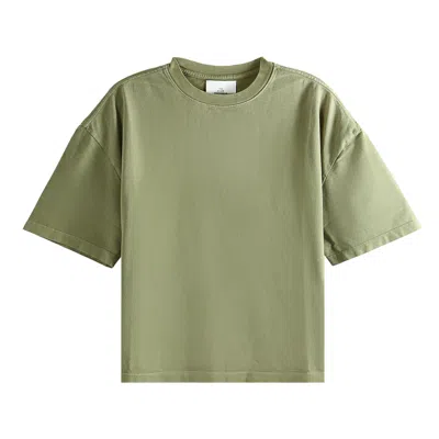 Pre-owned The Elder Statesman Playa Boxy Tee 'moss' | Green | Men's Size L
