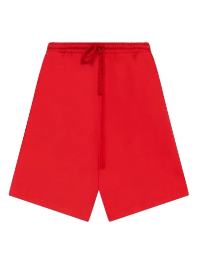 The Elder Statesman Pocket Shorts In Red