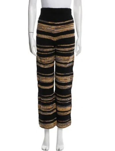 Pre-owned The Elder Statesman Printed Sweatpants In Black