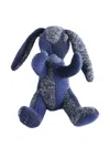 The Elder Statesman Rabbit Keyring In Blue