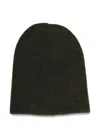 The Elder Statesman Ribbed Beanie In Green