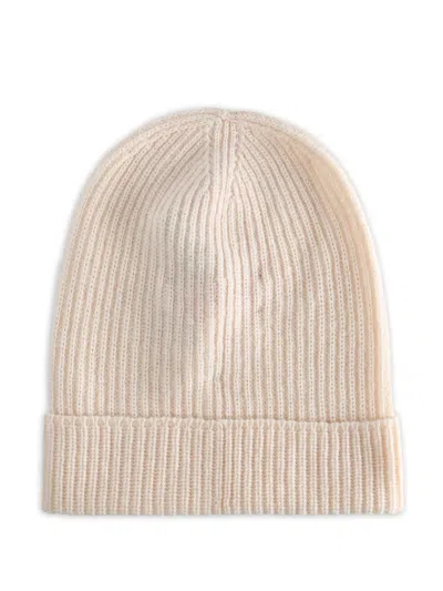 The Elder Statesman Ribbed Hat In Blue