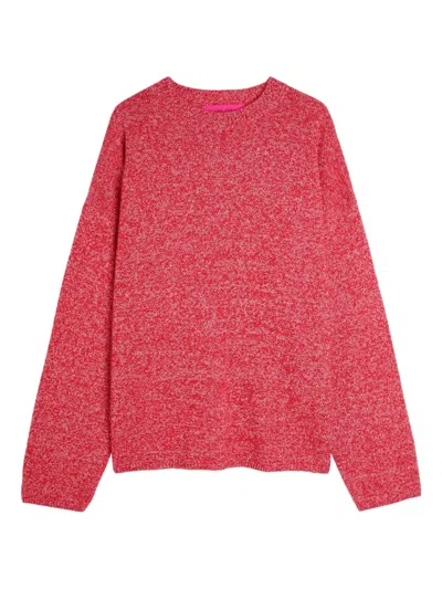 The Elder Statesman Round-neck Sweater In Pink