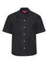 The Elder Statesman Short-sleeve Button-down Shirt In Black