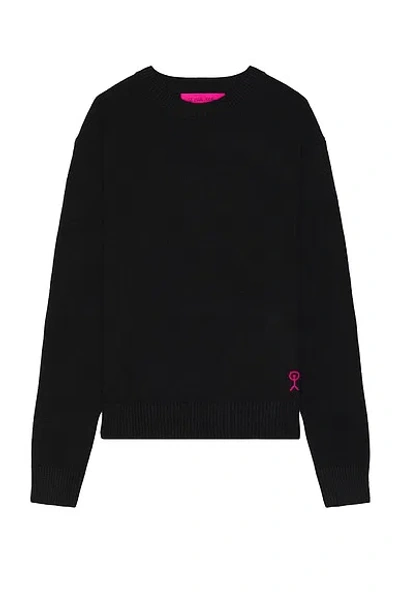 The Elder Statesman Simple Crew In Black
